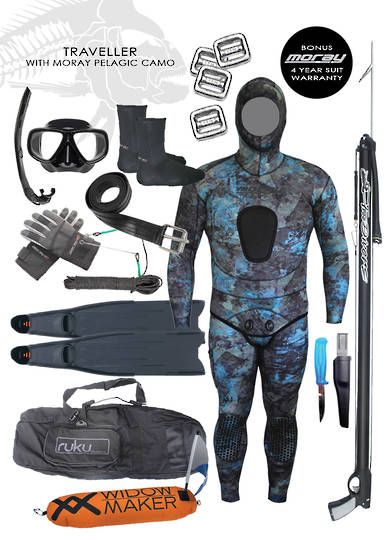 Traveller Spearfishing Package | Pelagic Reef Camo